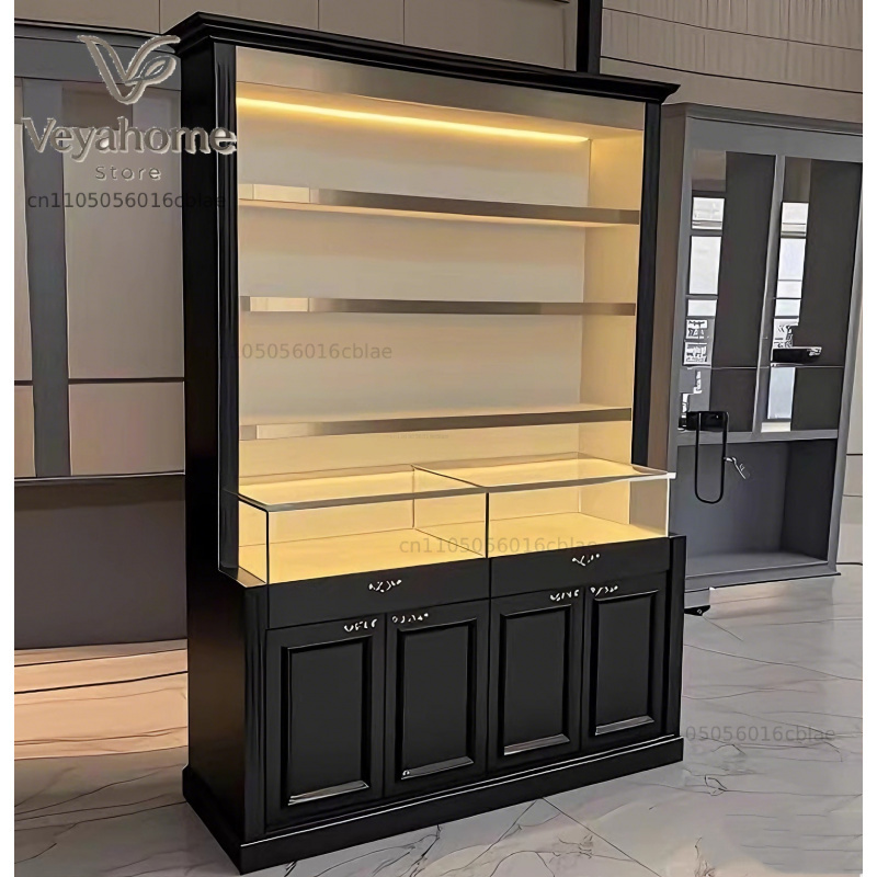 Luxury Skincare Store - Maßgefertigter Luxus-Make-up- und Hautpflegeprodukt-Präsentationsschrank, Parfümerie-Ausstellungsregal, Schönheitssalon-Vitrine,