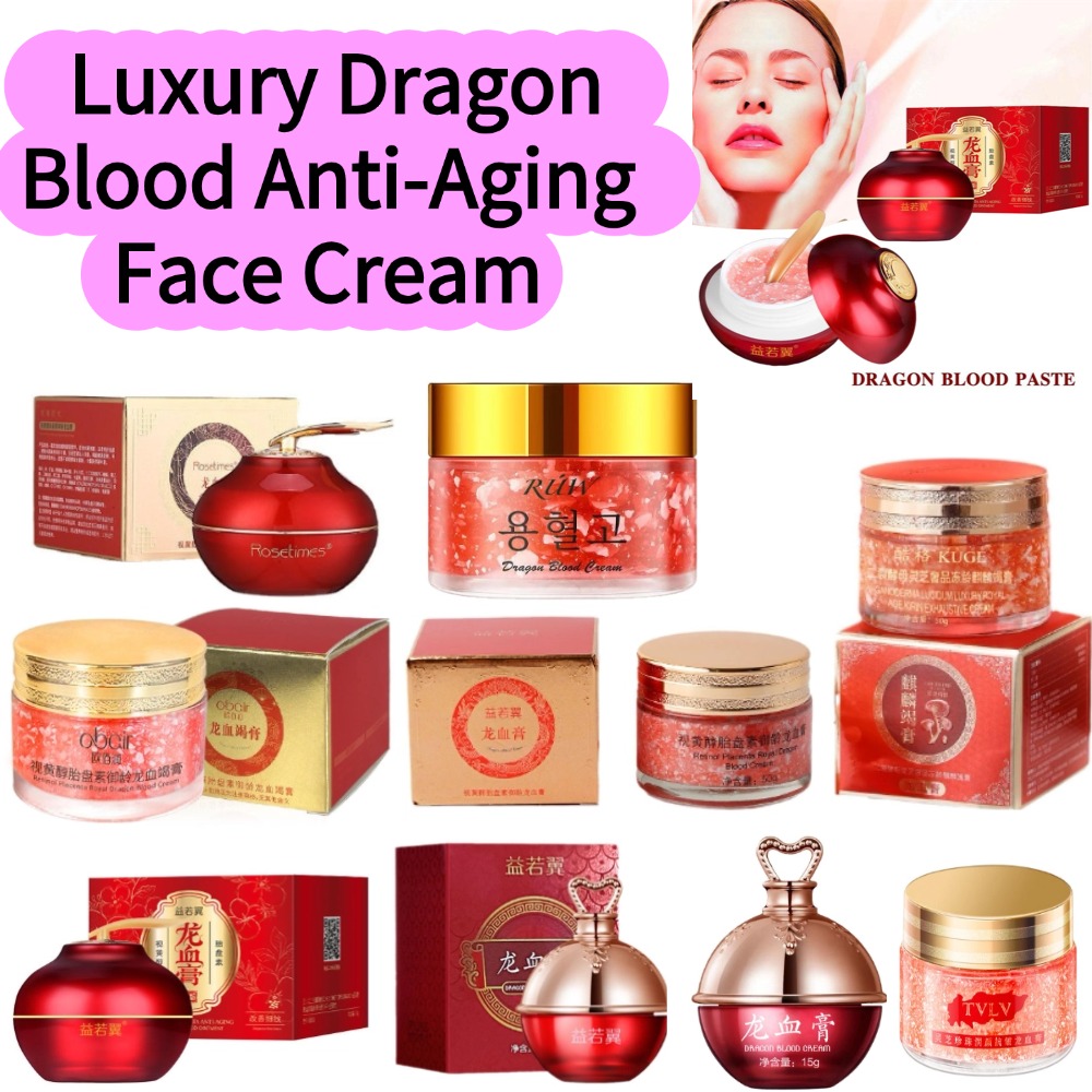 Luxury Skincare Cream - Luxuriöse Drachenblut Anti-Aging Gesichtscreme mit Retinol-Extrakt