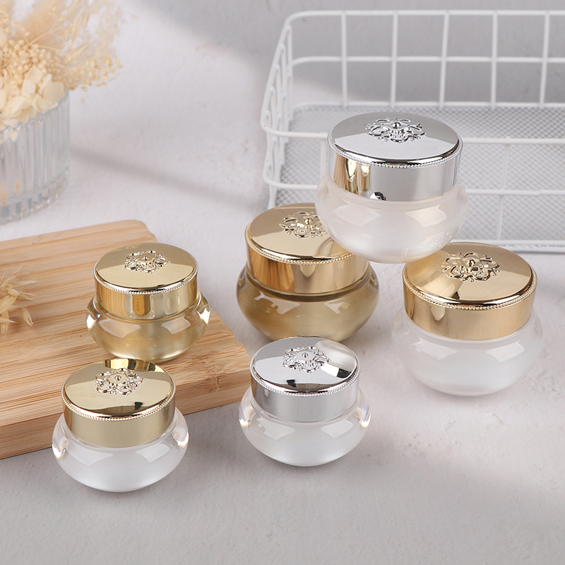 Luxury Skincare Cream - Leere Acryl-Reise-Cremetiegel 5/10/20g Nachfüllbare Flaschen Make-up-Behälter