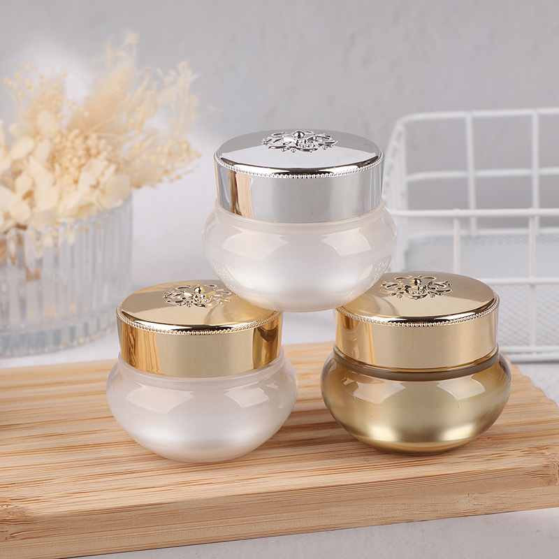Leere Acryl-Reise-Cremetiegel  – Luxury Skincare Cream Bewertung und Preis